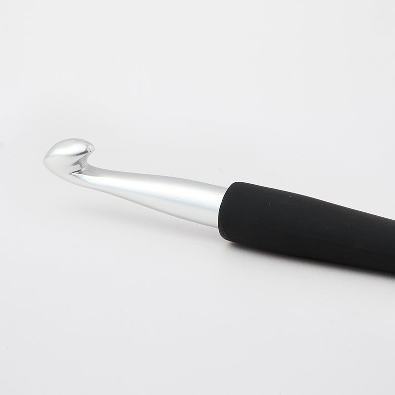 Silver Aluminium Crochet Hook